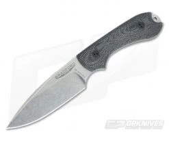 Bradford Guardian3 Stonewash Vanadis 4 Extra 3D Black Micarta False Edge