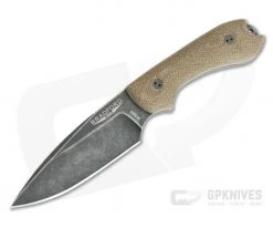 Bradford Guardian3 False Edge Nimbus M390 3D Natural Micarta Fixed Blade
