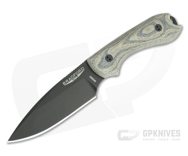 Bradford Guardian3 False Edge DLC M390 3D Camo Micarta Fixed Blade 1 Bradford Guardian3 False Edge DLC M390 3D Camo Micarta Fixed Blade