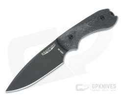 Bradford Guardian3 False Edge GPK Exclusive Black DLC Rex 45 3D Microtextured Carbon Fiber Fixed Blade