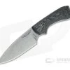 Bradford Guardian3 False Edge GPK Exclusive Stonewashed Rex 45 3D Microtextured Carbon Fiber Fixed Blade