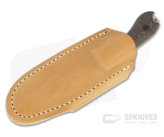 Bradford Guardian3 False Edge GPK Exclusive Stonewashed Rex 45 3D Chocolate/Red Richlite Fixed Blade 2 Bradford Guardian3 False Edge GPK Exclusive Stonewashed Rex 45 3D Chocolate/Red Richlite Fixed Blade - Image 2