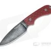 Bradford Knives Guardian3 Full Flat Grind Red G10 Nimbus 3V Fixed Blade Knife