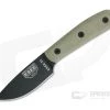 ESEE 3HM-K Black Plain Edge Rounded Handle Kydex Sheath