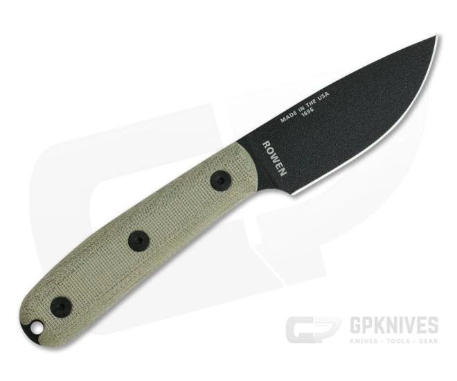 ESEE 3HM-K Black Plain Edge Rounded Handle Kydex Sheath 3 ESEE 3HM-K Black Plain Edge Rounded Handle Kydex Sheath - Image 3