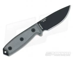 ESEE 3P Black Plain Edge Black Sheath -Camping Knives best sale 3p b 3