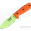 ESEE 3 Venom Green Blade Orange G10 Black Sheath