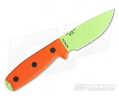 ESEE 3 Venom Green Blade Orange G10 Black Sheath 5 ESEE 3 Venom Green Blade Orange G10 Black Sheath -Camping Knives best sale 3pm vg 3