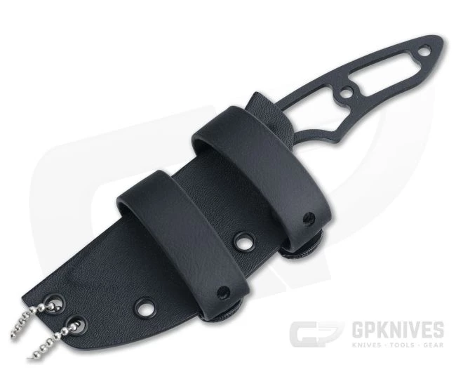 TOPS Knives 3 Pointer Black 1095 Skeletonized EDC Hunter Neck Knife 3PR-03 2 TOPS Knives 3 Pointer Black 1095 Skeletonized EDC Hunter Neck Knife 3PR-03 - Image 2