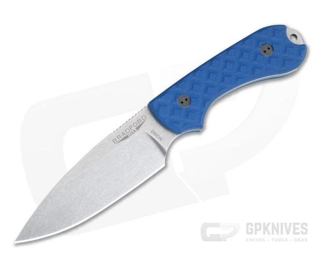 Bradford Guardian3 Sabre Stonewashed M390 Patriot Blue G10 1 Bradford Guardian3 Sabre Stonewashed M390 Patriot Blue G10