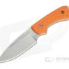 Bradford Guardian3 Sabre Ground Stonewashed M390 Orange G10 Fixed Blade