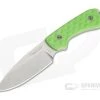 Bradford Guardian3 Sabre Ground Stonewashed M390 Toxic Green G10 Fixed Blade