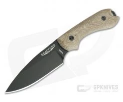Bradford Guardian3 Sabre Ground DLC M390 3D Natural Micarta Fixed Blade