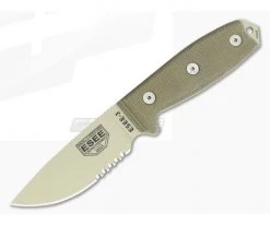 ESEE 3S Partially Serrated Desert Tan OD Sheath