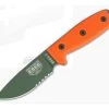 ESEE 3 Part Serrated Orange G10 & OD Coated