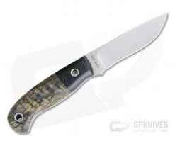 Mike Irie Model 110 Satin CPM-154 G10 Bolstered Stabilized Maple Burl Wood 4042 -Camping Knives best sale 4042 3