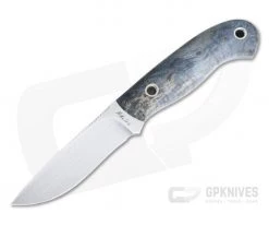 Mike Irie Model 110 Satin CPM-154 Blue Buckeye Burl Wood 4047