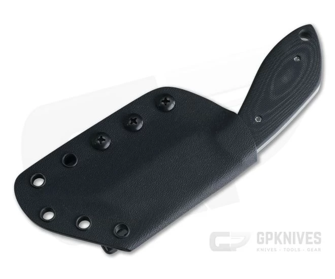 Trash Panda Knives F Off Stonewashed CPM-3V Chisel Ground Fixed Blade Black G10 4056 2 Trash Panda Knives F Off Stonewashed CPM-3V Chisel Ground Fixed Blade Black G10 4056 - Image 2