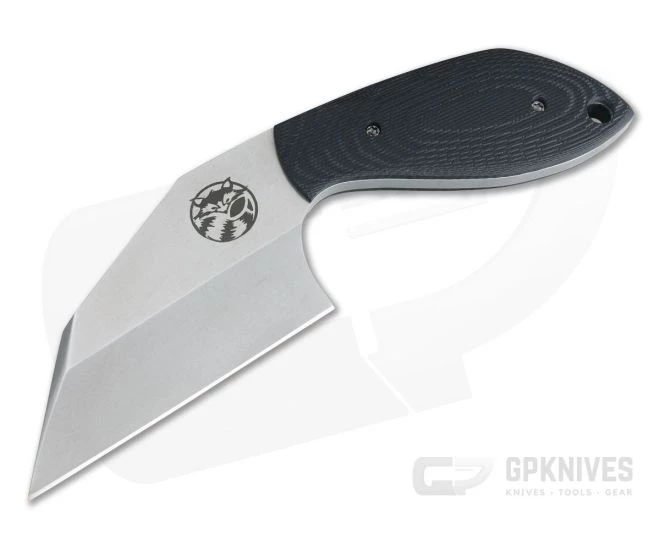 Trash Panda Knives F Off Stonewashed CPM-3V Fixed Blade Black G10 4057 1 Trash Panda Knives F Off Stonewashed CPM-3V Fixed Blade Black G10 4057