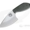 Trash Panda Knives Mini Panda Stonewashed CPM-3V Fixed Blade Green Micarta 4059