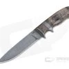 Olamic Cutlery Suna Karelian Birch Damascus Fittings Damascus Fixed Blade