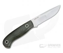 Mike Irie Model 110 Compound Ground Satin CPM-154 Green Micarta -Camping Knives best sale 4159 3