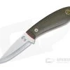 Tom Krein Custom Bushcraft Whittler Green Canvas Micarta A2 Outdoor Fixed Blade