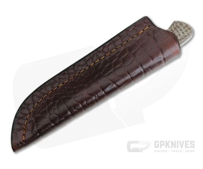 Camerer Knives Workman Drop Point Elmax Light Burlap Micarta Fixed Blade 2 Camerer Knives Workman Drop Point Elmax Light Burlap Micarta Fixed Blade - Image 2