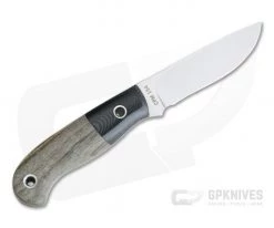 Mike Irie Model 110 Satin CPM-154 Black Linen Micarta Bolstered Stabilized Maple 4175 5 Mike Irie Model 110 Satin CPM-154 Black Linen Micarta Bolstered Stabilized Maple 4175 -Camping Knives best sale 4175 3
