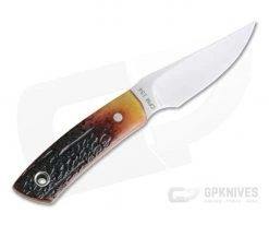 Mike Irie Sport 800 Clip Point Satin CPM-154 Red Jigged Bone 4185 -Camping Knives best sale 4185 3