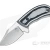 Tom Krein Custom Pocket Hunter Blasted Gray/Black G10 Satin D2 Clip Point Fixed Blade 4213