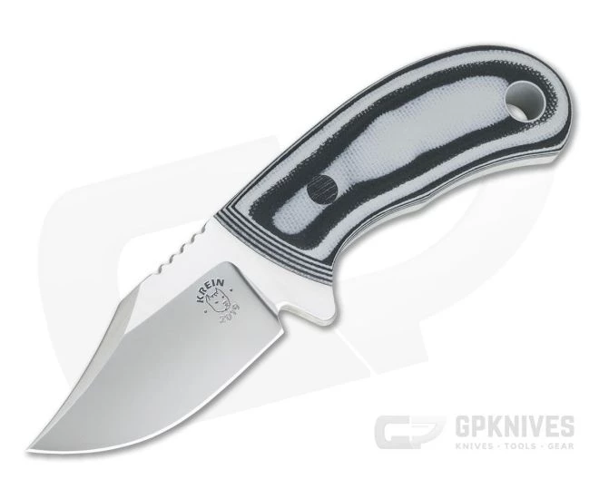 Tom Krein Custom Pocket Hunter Blasted Gray/Black G10 Satin D2 Clip Point Fixed Blade 4213 1 Tom Krein Custom Pocket Hunter Blasted Gray/Black G10 Satin D2 Clip Point Fixed Blade 4213