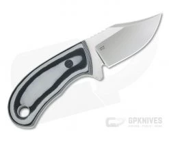 Tom Krein Custom Pocket Hunter Blasted Gray/Black G10 Satin D2 Clip Point Fixed Blade 4213 5 Tom Krein Custom Pocket Hunter Blasted Gray/Black G10 Satin D2 Clip Point Fixed Blade 4213 -Camping Knives best sale 4213 3