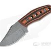 Tom Krein Custom Advocate Clip Point Acid Wash D2 Orange/Black G10 Tactical Fixed Blade 4246