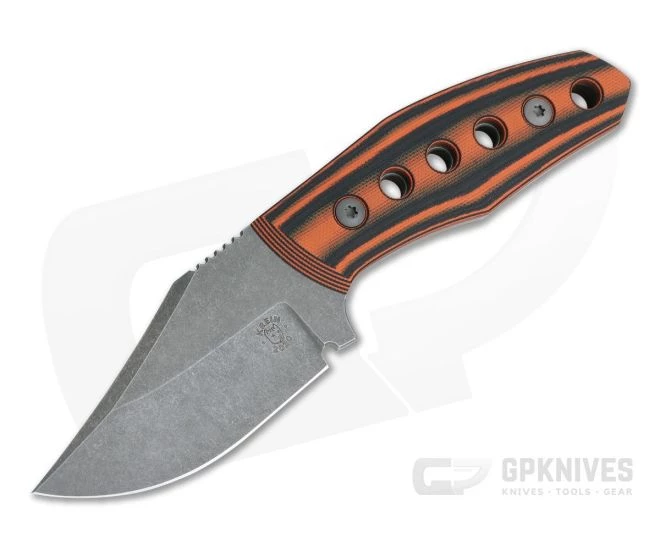Tom Krein Custom Advocate Clip Point Acid Wash D2 Orange/Black G10 Tactical Fixed Blade 4246 1 Tom Krein Custom Advocate Clip Point Acid Wash D2 Orange/Black G10 Tactical Fixed Blade 4246