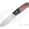 Mike Irie Model 110 Drop Point CPM-154 Micarta Bolstered Stabilized Dyed Maple Burl 4269