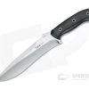 Mike Irie TFK Tactical Field Knife Black Canvas Micarta Satin S30V Fixed Blade 4283