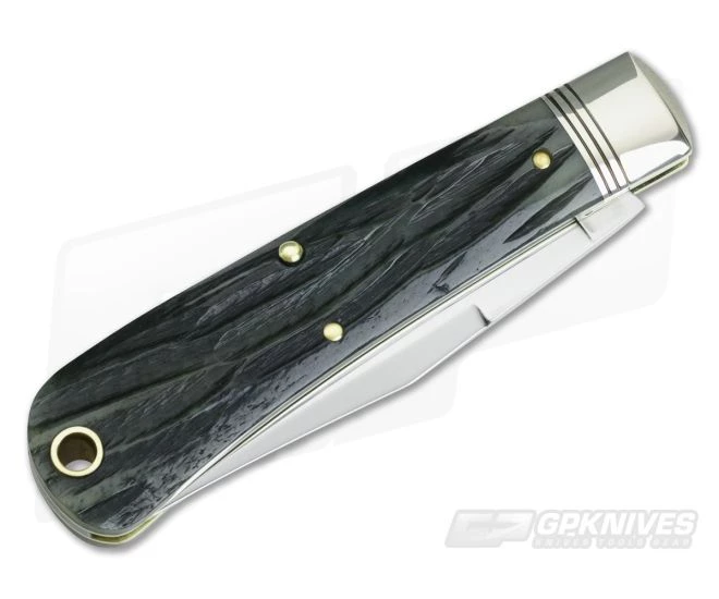 Northfield #43 Oregon Trapper Antique Green Jig Bone 2 Northfield #43 Oregon Trapper Antique Green Jig Bone - Image 2