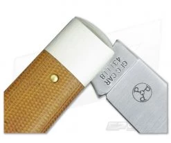 Tidioute Cutlery #43 PPP Oregon Trapper Natural Micarta -Camping Knives best sale 431118 ncm 3