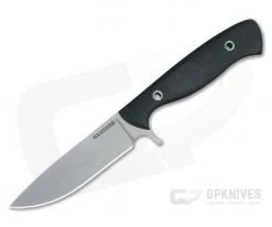 Camerer Knives Custom Trailsman Elmax Black G10 Fixed Blade 4369