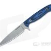 Camerer Knives Custom Small Game Getter Elmax Blue/Black G10 Fixed Blade 4370