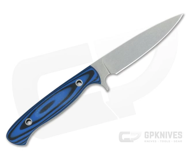 Camerer Knives Custom Small Game Getter Elmax Blue/Black G10 Fixed Blade 4370 3 Camerer Knives Custom Small Game Getter Elmax Blue/Black G10 Fixed Blade 4370 - Image 3