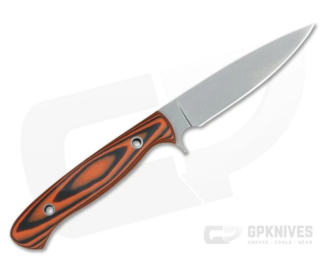Camerer Knives Custom Small Game Getter Elmax Orange/Black G10 Fixed Blade 4372 3 Camerer Knives Custom Small Game Getter Elmax Orange/Black G10 Fixed Blade 4372 - Image 3
