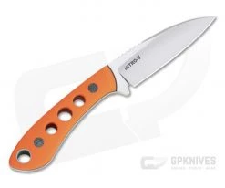 Tom Krein Custom TK-11 Wharncliffe Blasted Orange G10 Satin Nitro-V Fixed Blade 5 Tom Krein Custom TK-11 Wharncliffe Blasted Orange G10 Satin Nitro-V Fixed Blade -Camping Knives best sale 4398 3