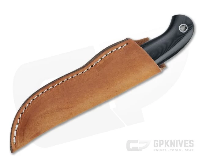 Mike Irie Model 110 Spear Point CPM-154 Black Linen Micarta Fixed Blade 4430 2 Mike Irie Model 110 Spear Point CPM-154 Black Linen Micarta Fixed Blade 4430 - Image 2