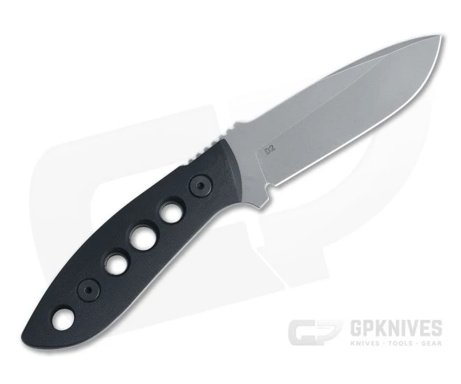 Tom Krein K9 Model 6 Drop Point Stonewashed D2 Blasted Black G10 Fixed Blade 4473 3 Tom Krein K9 Model 6 Drop Point Stonewashed D2 Blasted Black G10 Fixed Blade 4473 - Image 3