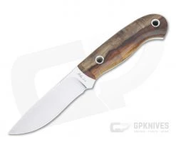 Mike Irie Model 110 Drop Point CPM-154 Stabilized Maple Fixed Blade 4507