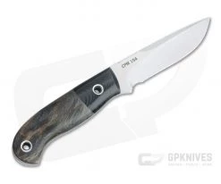 Mike Irie Model 110 Spear Point CPM-154 Bolstered Stabilized Dyed Maple Fixed Blade 4510 -Camping Knives best sale 4510 3