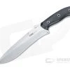 Mike Irie TFK Tactical Field Knife Satin CPM-154 Black Canvas Micarta Fixed Blade 4521