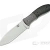 Aaron Frederick 3PS Satin CPM-154 Damascus Bolster Carbon Fiber Fixed Blade Knife 4685